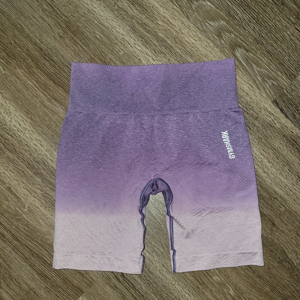 Gymshark Purple Ombre Shorts, Size M